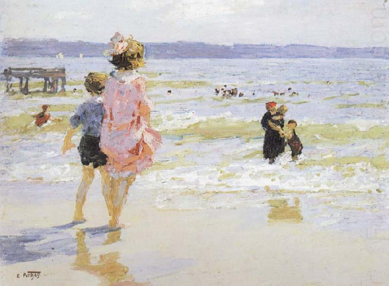 Edward Henry Potthast Prints At the Seashore china oil painting image